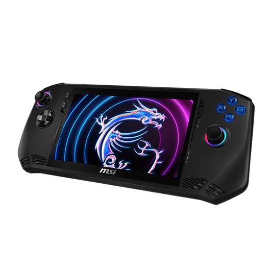 جهاز ألعاب محمول MSI CLAW A1M، شاشة لمس IPS عالية الدقة بالكامل 7 بوصة، معالج Intel Core Ultra 5 135، ذاكرة وصول عشوائي (RAM) سعة 16 جيجابايت، قرص SSD سعة 512 جيجابايت، معالج رسومات Intel Arc، واي فاي 7، نظام تشغيل Windows 11 Home، أسود | 9S7-1T4111-039