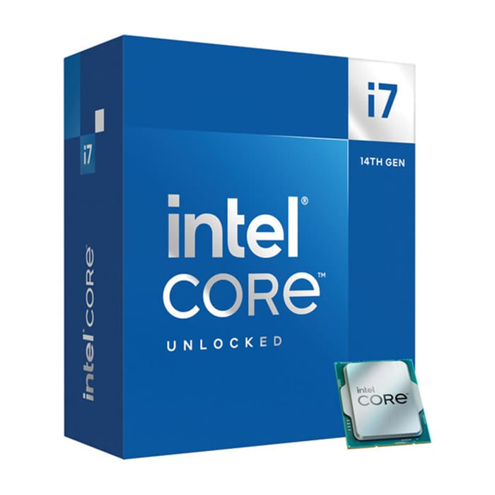 معالج Intel Core i7-14700K، ذاكرة تخزين مؤقتة 33 ميجابايت، بسرعة تصل إلى 5.6 جيجاهرتز، 20 نواة و28 خيطًا | BX8071514700K