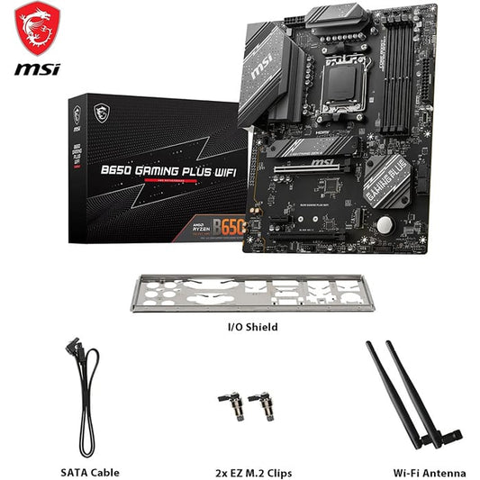 لوحات أم MSI B650 Plus للألعاب بتقنية Wifi D5 | 911-7E26-033