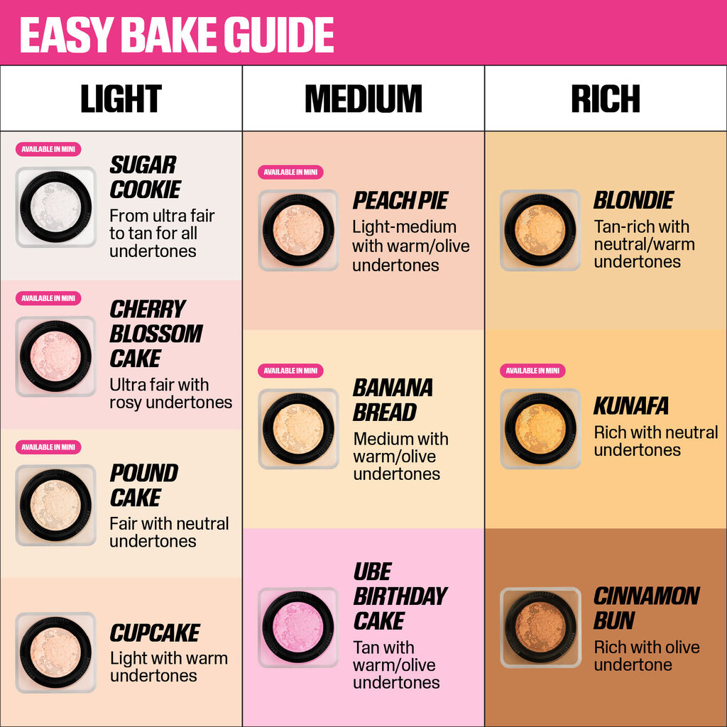 Huda Beauty Baby Bake Easy Bake Loose Powder Mini