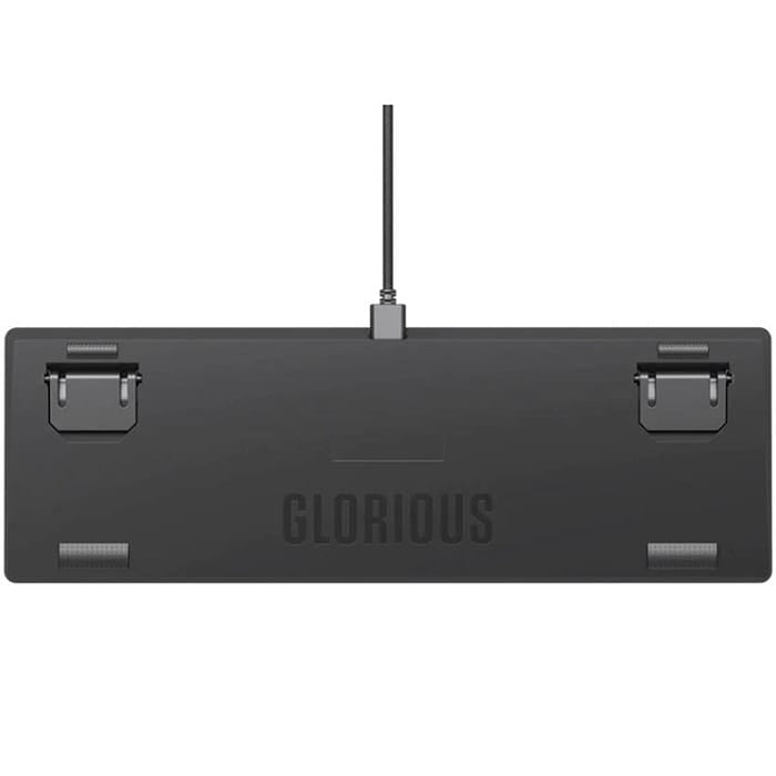 لوحة مفاتيح ميكانيكية سلكية Glorious GMMK 2 TKL، تصميم ٦٥٪، مفاتيح Fox Linear، قابلة للتبديل السريع، إطار علوي من الألومنيوم CNC، إضاءة خلفية RGB LED، تصميم ARB، USB-C، أسود | GLO-GMMK2-65-FOX-BA