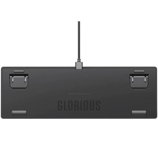 لوحة مفاتيح ميكانيكية سلكية Glorious GMMK 2 TKL، تصميم ٦٥٪، مفاتيح Fox Linear، قابلة للتبديل السريع، إطار علوي من الألومنيوم CNC، إضاءة خلفية RGB LED، تصميم ARB، USB-C، أسود | GLO-GMMK2-65-FOX-BA