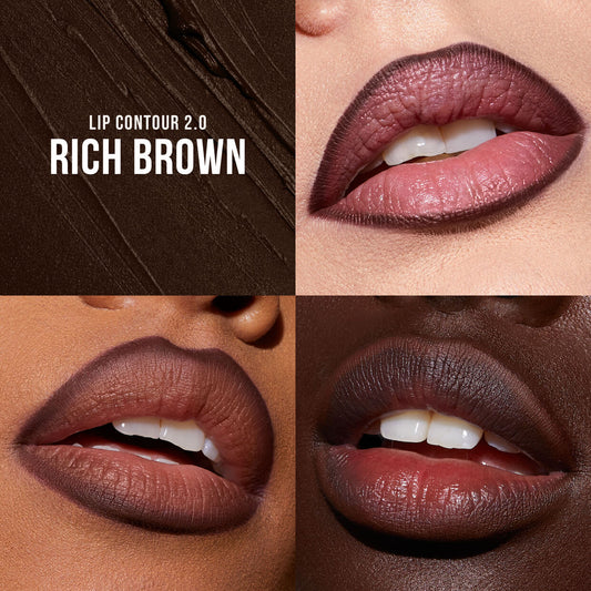 هدى بيوتي - محدد شفاه ميني ديو يامي براونز