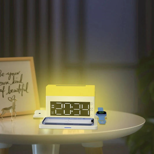 Six In One Multi-Function Eye Protection Night Light Alarm Clock