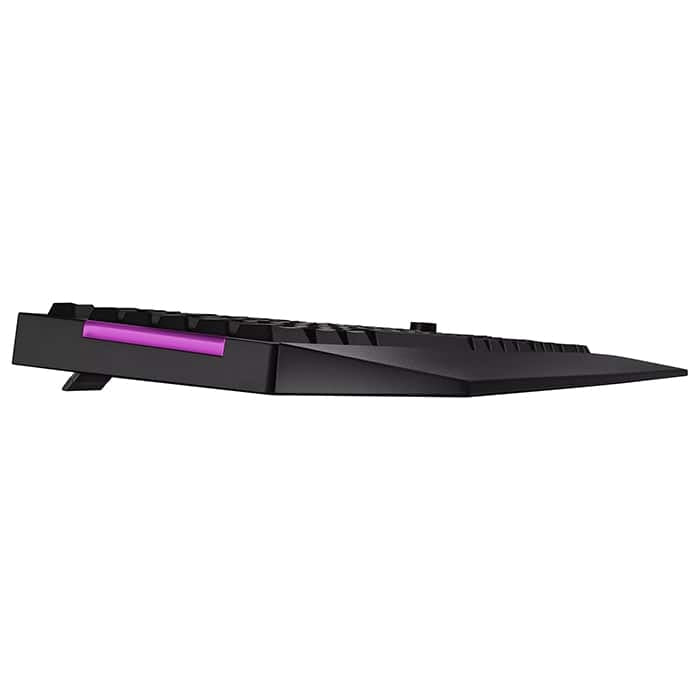 لوحة مفاتيح Asus TUF RA04 Gaming K1 RGB مزودة بمقبض مخصص للتحكم في مستوى الصوت ومقاومة للانسكاب وشريط إضاءة جانبي وArmoury Crate، AR