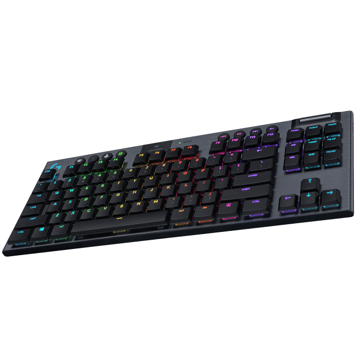 لوحة مفاتيح الألعاب الميكانيكية Logitech G915 TKL Tenkeyless Lightspeed Wireless RGB الميكانيكية، لوحة مفاتيح RGB zonder numpad، Tactile I G915 TKL | 920-009503