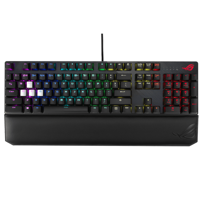 Asus ROG Strix Scope Deluxe RGB wired mechanical gaming keyboard with Cherry MX switches
