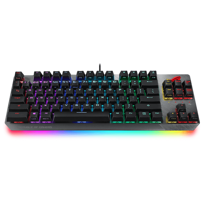 Asus ROG X806 Strix Scope NX TKL wired mechanical RGB gaming keyboard for FPS games, NX Red switches