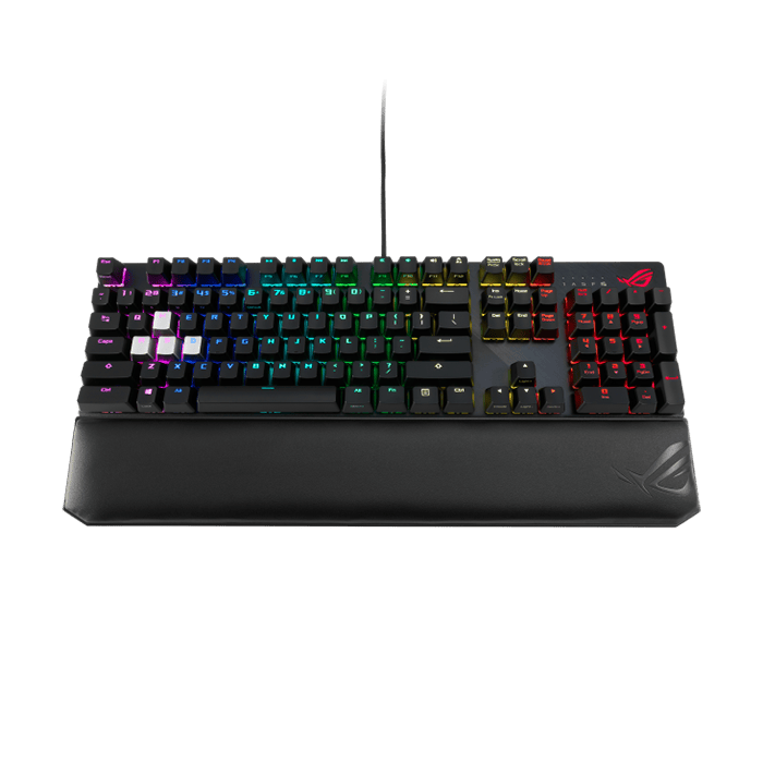 Asus ROG Strix Scope Deluxe RGB wired mechanical gaming keyboard with Cherry MX switches