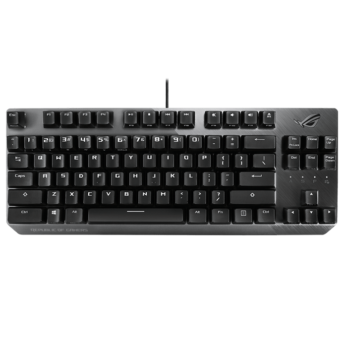 Asus ROG X806 Strix Scope NX TKL wired mechanical RGB gaming keyboard for FPS games, NX Red switches