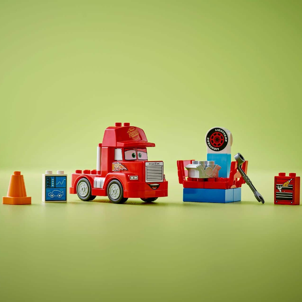 Lego Mack at the Race