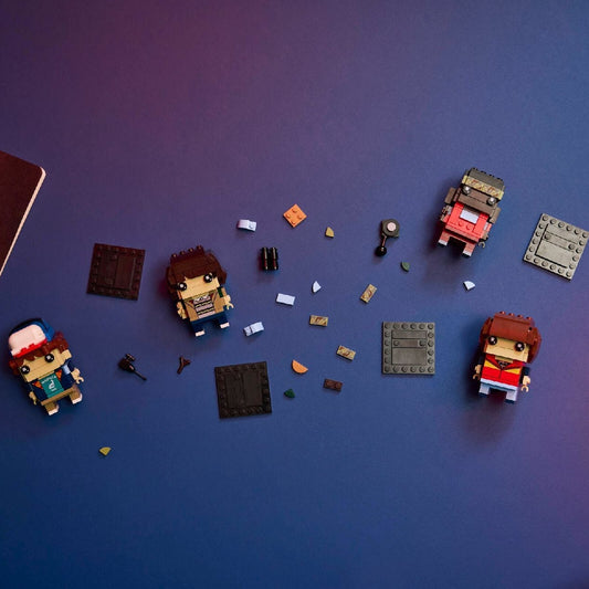 Lego Mike, Dustin, Lucas and Will Figures