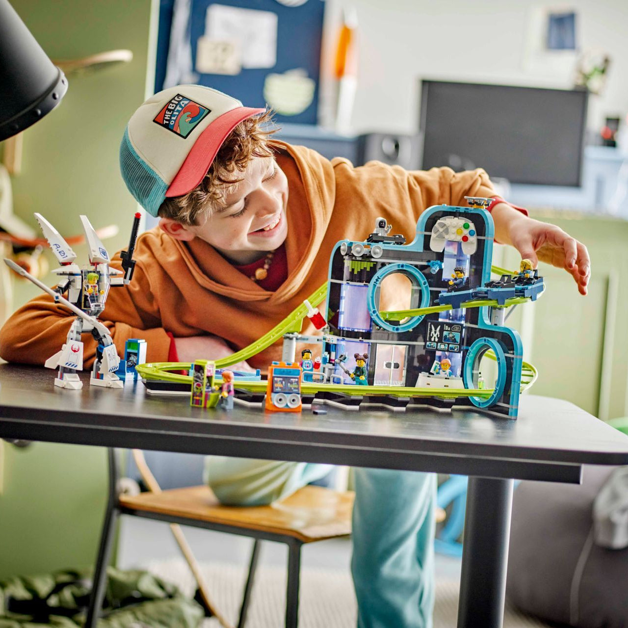 Lego Robot World Roller Coaster Park