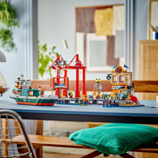 Lego Seaside Harbor with Cargo Ship