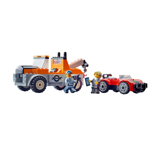 Lego Tow Truck and Sports Car Repair