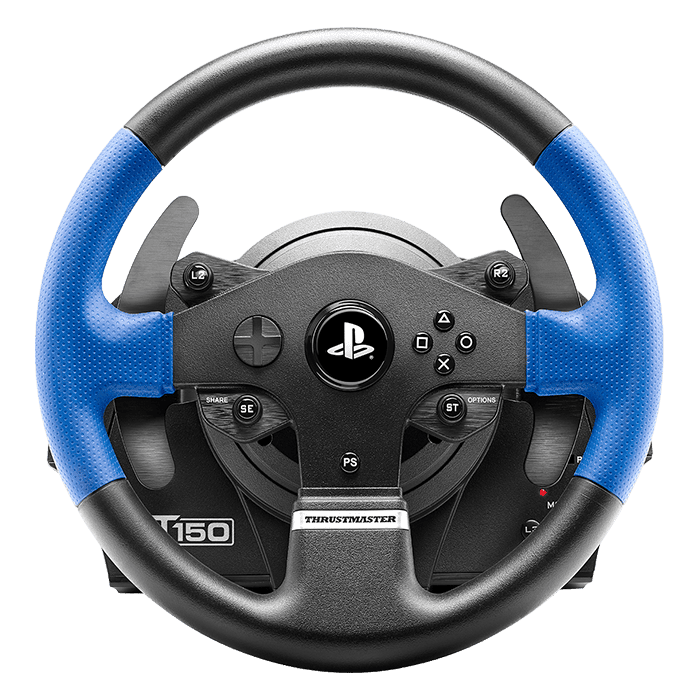 عجلة سباق Thrustmaster T150 Force Feedback، دوران 270-1080 درجة، 13 زرًا للتحكم ولوحة D-Pad | TM-WHL-T150RS