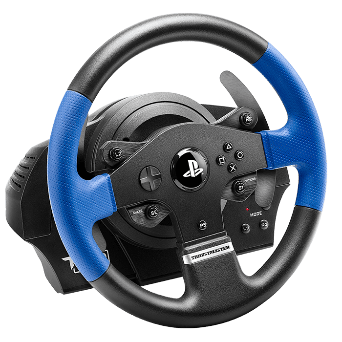 عجلة سباق Thrustmaster T150 Force Feedback، دوران 270-1080 درجة، 13 زرًا للتحكم ولوحة D-Pad | TM-WHL-T150RS
