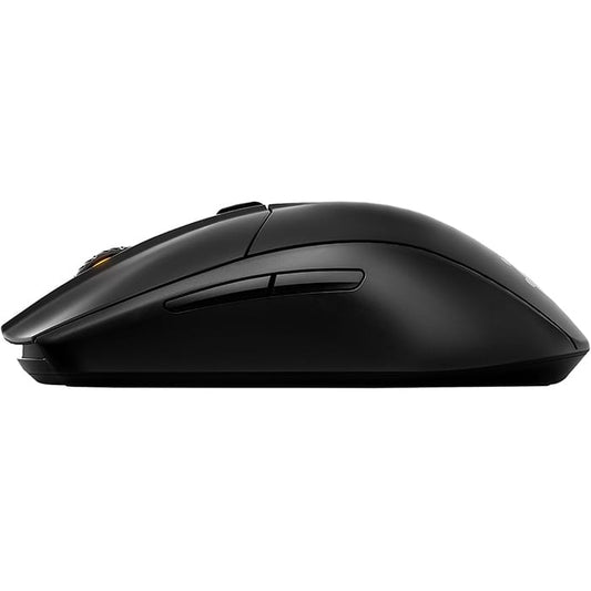 ماوس الألعاب اللاسلكي Steelseries Rival 3، مستشعر TrueMove Air البصري للألعاب بدقة 18,000 نقطة في البوصة، اتصال مزدوج بتردد 2.4 جيجاهرتز وبلوتوث 5.0، عمر بطارية يزيد عن 400 ساعة، 60 مليون نقرة، أسود | 62521