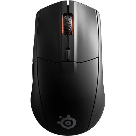 ماوس الألعاب اللاسلكي Steelseries Rival 3، مستشعر TrueMove Air البصري للألعاب بدقة 18,000 نقطة في البوصة، اتصال مزدوج بتردد 2.4 جيجاهرتز وبلوتوث 5.0، عمر بطارية يزيد عن 400 ساعة، 60 مليون نقرة، أسود | 62521