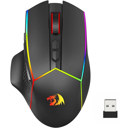 ماوس الألعاب Redragon AXE PRO M814RGB بثلاثة أوضاع اتصال