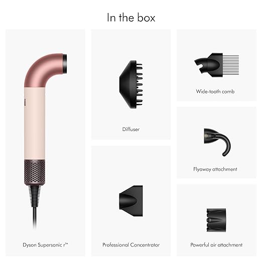 New Dyson Supersonic r™ hair dryer – Curly+Coily (Ceramic pink/Rose gold)
