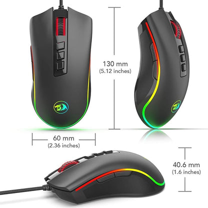 Redragon M711 COBRA Gaming Mouse-Black