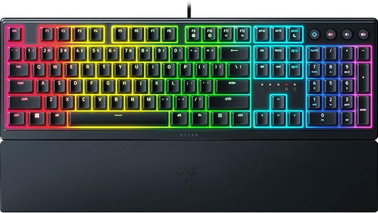 Razer Ornata V3 - لوحة مفاتيح أمريكية منخفضة الارتفاع بغشاء ميكانيكي RGB | RZ03-04460100-R3M1