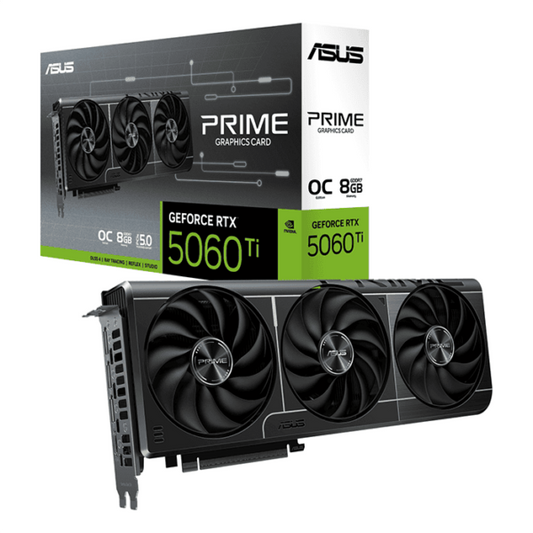 بطاقة رسومات ASUS PRIME RTX5060TI OC بسعة 8 جيجابايت | 90YV0MP0-M0NA00