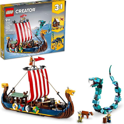 Lego Viking Ship and the Midgard Serpent