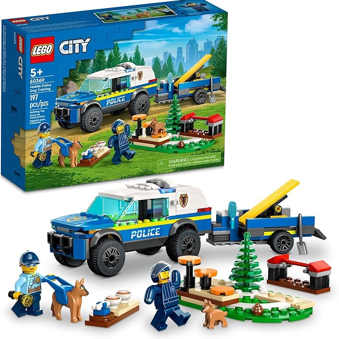 Lego Mobile Police Dog Training