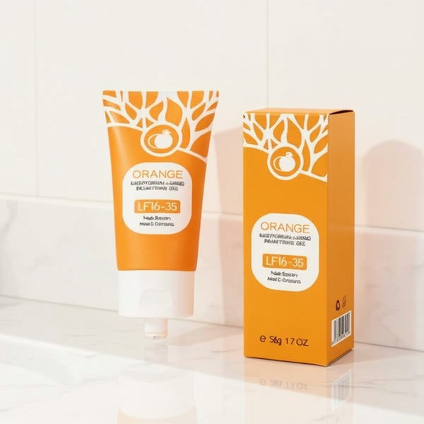 Brightening & Smoothing Orange Enzyme Exfoliating Gel for Radiant Skin