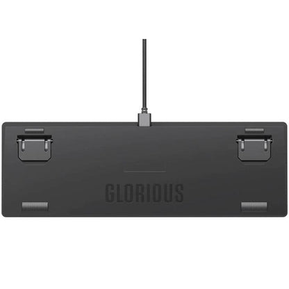 لوحة مفاتيح ميكانيكية سلكية Glorious GMMK 2 TKL، تصميم ٦٥٪، مفاتيح Fox Linear، قابلة للتبديل السريع، إطار علوي من الألومنيوم CNC، إضاءة خلفية RGB LED، تصميم ARB، USB-C، أسود | GLO-GMMK2-65-FOX-BA