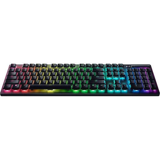 Razer DeathStalker V2 Pro - مفتاح بصري خطي - الولايات المتحدة - لوحة مفاتيح ألعاب بصرية لاسلكية منخفضة الارتفاع RGB سوداء