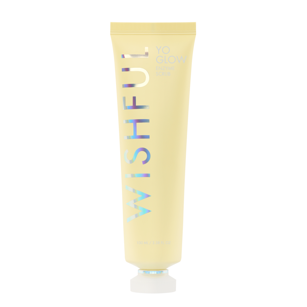 مقشر الوجه Wishful Yo Glow AHA وBHA الإنزيمي