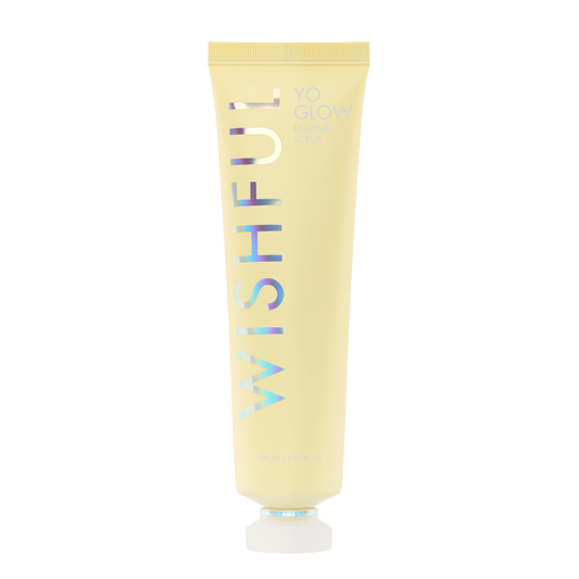 مقشر الوجه Wishful Yo Glow AHA وBHA الإنزيمي