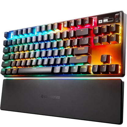 لوحة مفاتيح ألعاب رياضية إلكترونية لاسلكية SteelSeries Apex Pro TKL (2023) بدون مفاتيح مع مفاتيح قابلة للتعديل | 64865