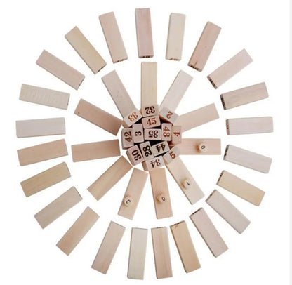 Wooden Tumbling Tower Block Set