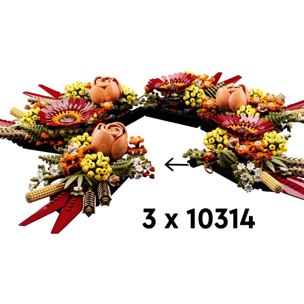 Lego Dried Flower Centerpiece