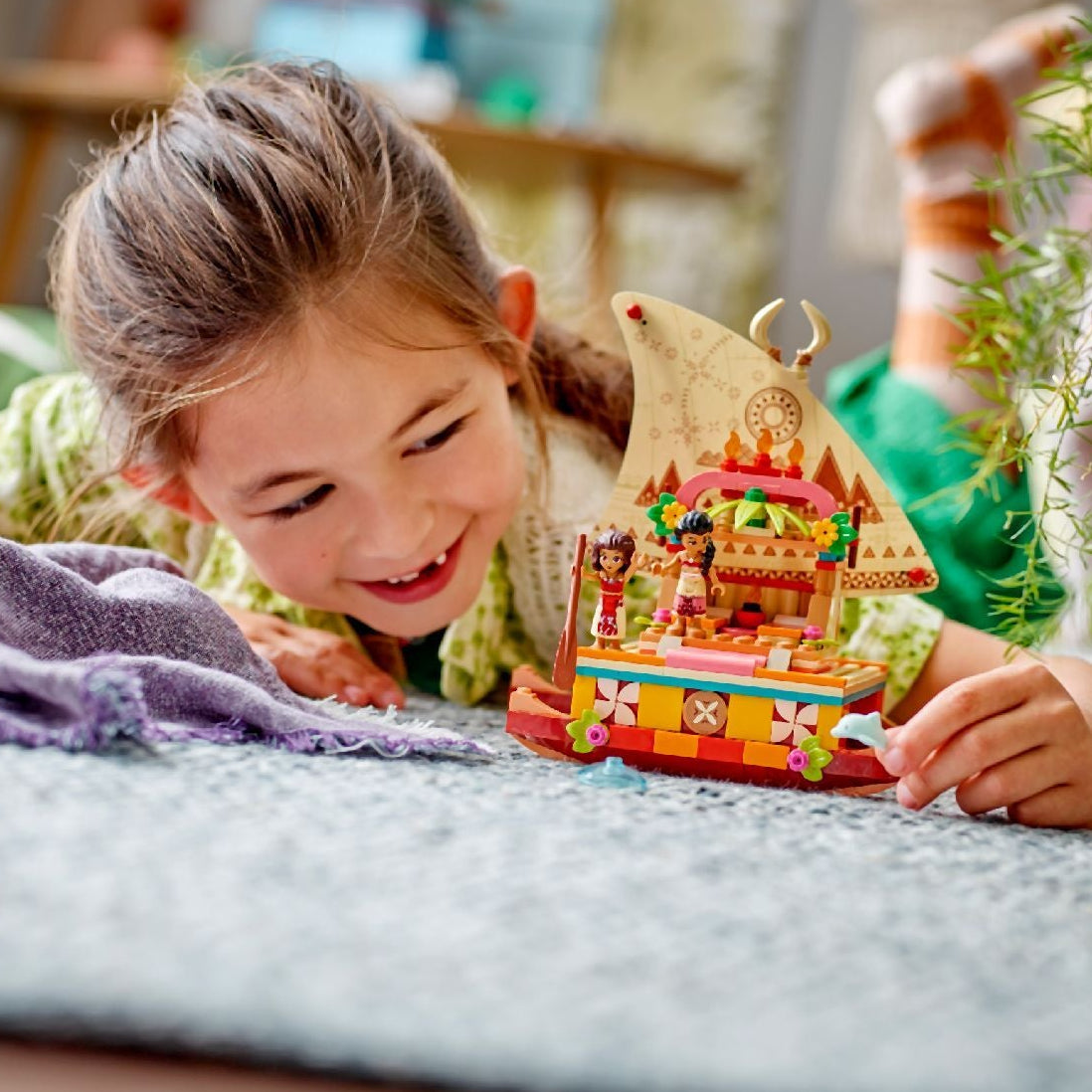 Lego Moana's Wayfinding Boat