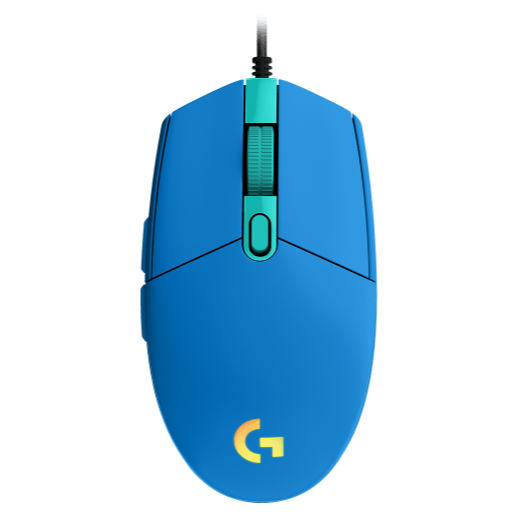 ماوس الألعاب الضوئي السلكي Logitech G203 Lightsync RGB Lighting 800 DPI، 6 أزرار قابلة للبرمجة (أرجواني) | 910-005853