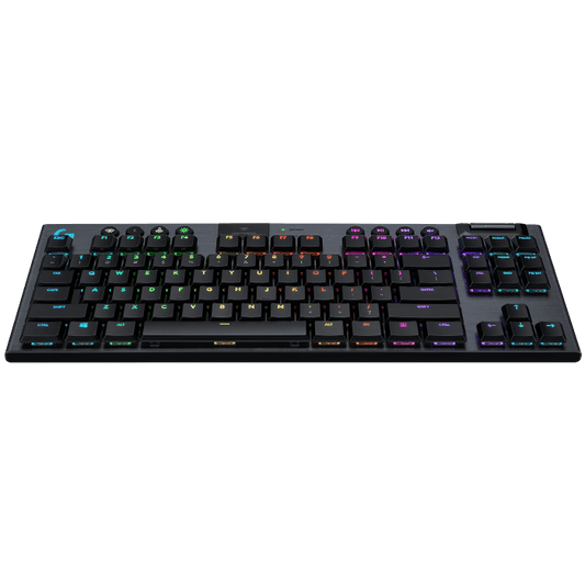 لوحة مفاتيح الألعاب الميكانيكية Logitech G915 TKL Tenkeyless Lightspeed Wireless RGB الميكانيكية، لوحة مفاتيح RGB zonder numpad، Tactile I G915 TKL | 920-009503