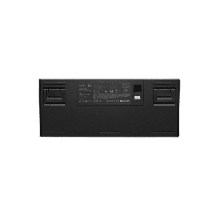 لوحة مفاتيح ألعاب لاسلكية Logitech G Pro X TKL LIGHTSPEED، تصميم محمول للغاية بدون مفاتيح رقمية، إضاءة خلفية RGB بتقنية Lightsync، أغطية مفاتيح PBT، مفاتيح لمسية (GX بني)، BT/USB، تخطيط أمريكي دولي، أبيض | 920-012148 