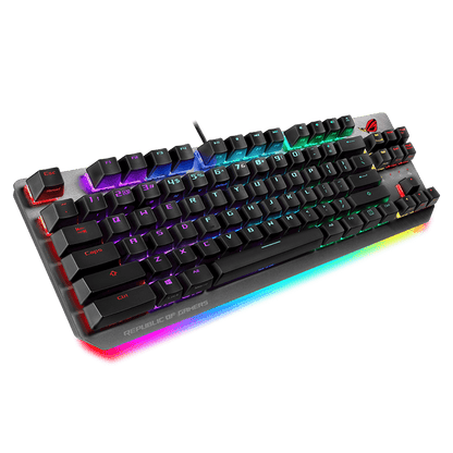 Asus ROG X806 Strix Scope NX TKL wired mechanical RGB gaming keyboard for FPS games, NX Red switches