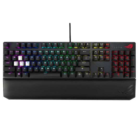لوحة مفاتيح الألعاب الميكانيكية السلكية Asus ROG Strix Scope Deluxe RGB مع مفاتيح Cherry MX
