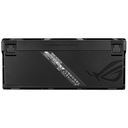 Asus Rog Azoth 75% Wireless DIY Custom Gaming Keyboard, OLED Display, NX Red Switches, RGB-Black Eng,AR
