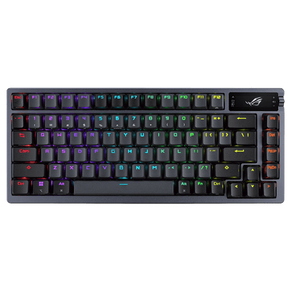 Asus Rog Azoth 75% Wireless DIY Custom Gaming Keyboard, OLED Display, NX Red Switches, RGB-Black Eng,AR