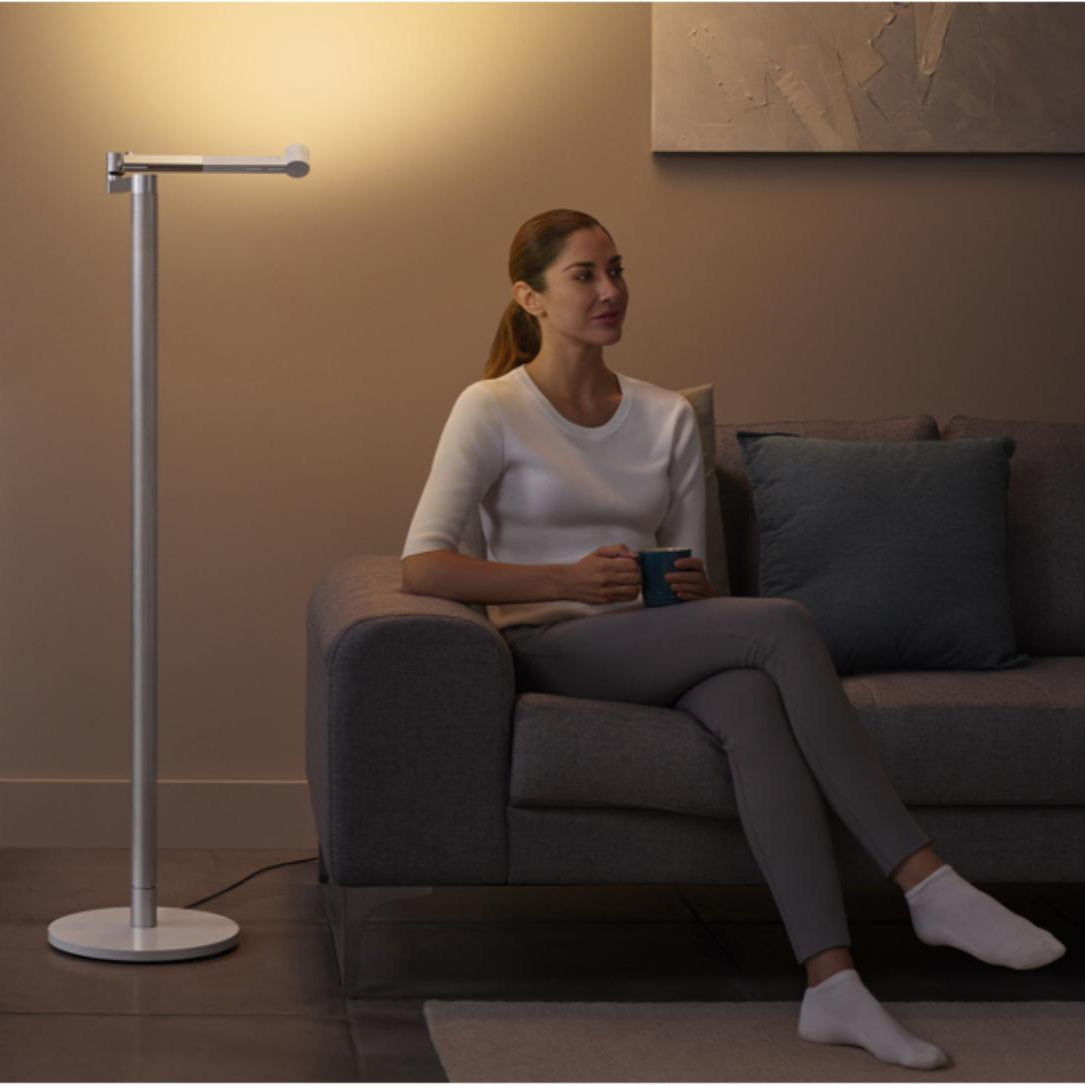 Dyson Solarcycle Morph™ floor light (White/Silver)