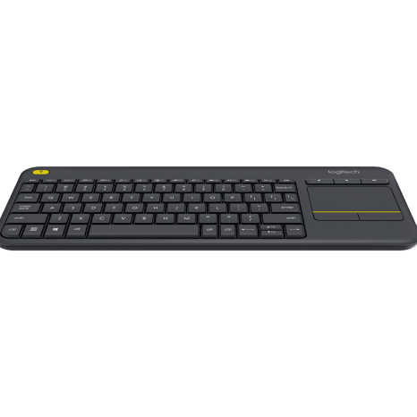 لوحة مفاتيح لمس لاسلكية Logitech K400 Plus، USB، بيضاء | 920-007153