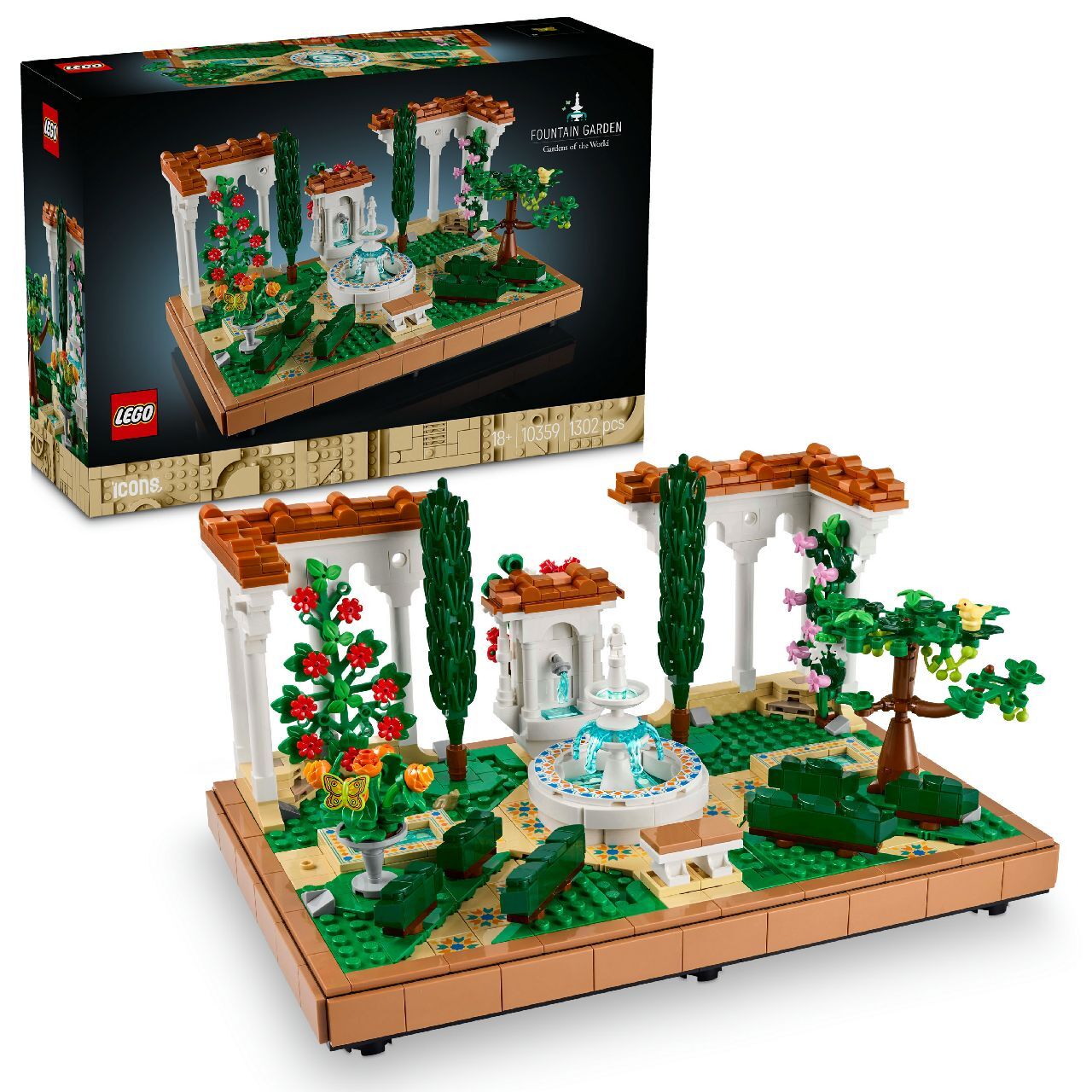 Lego 10359 Fountain Garden