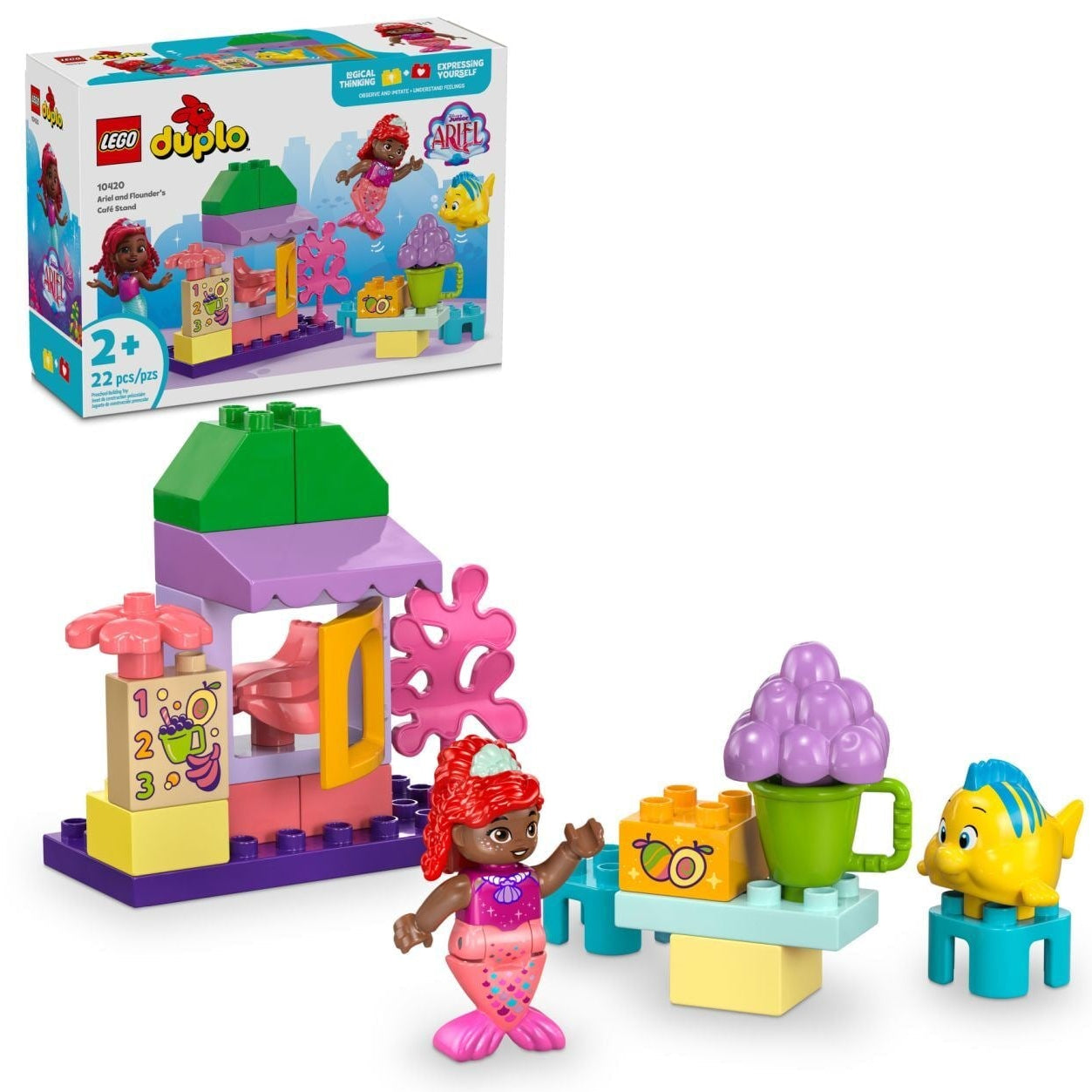 Lego Ariel and Flounder's Café Stand
